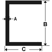 Profil U ALUMINIUM